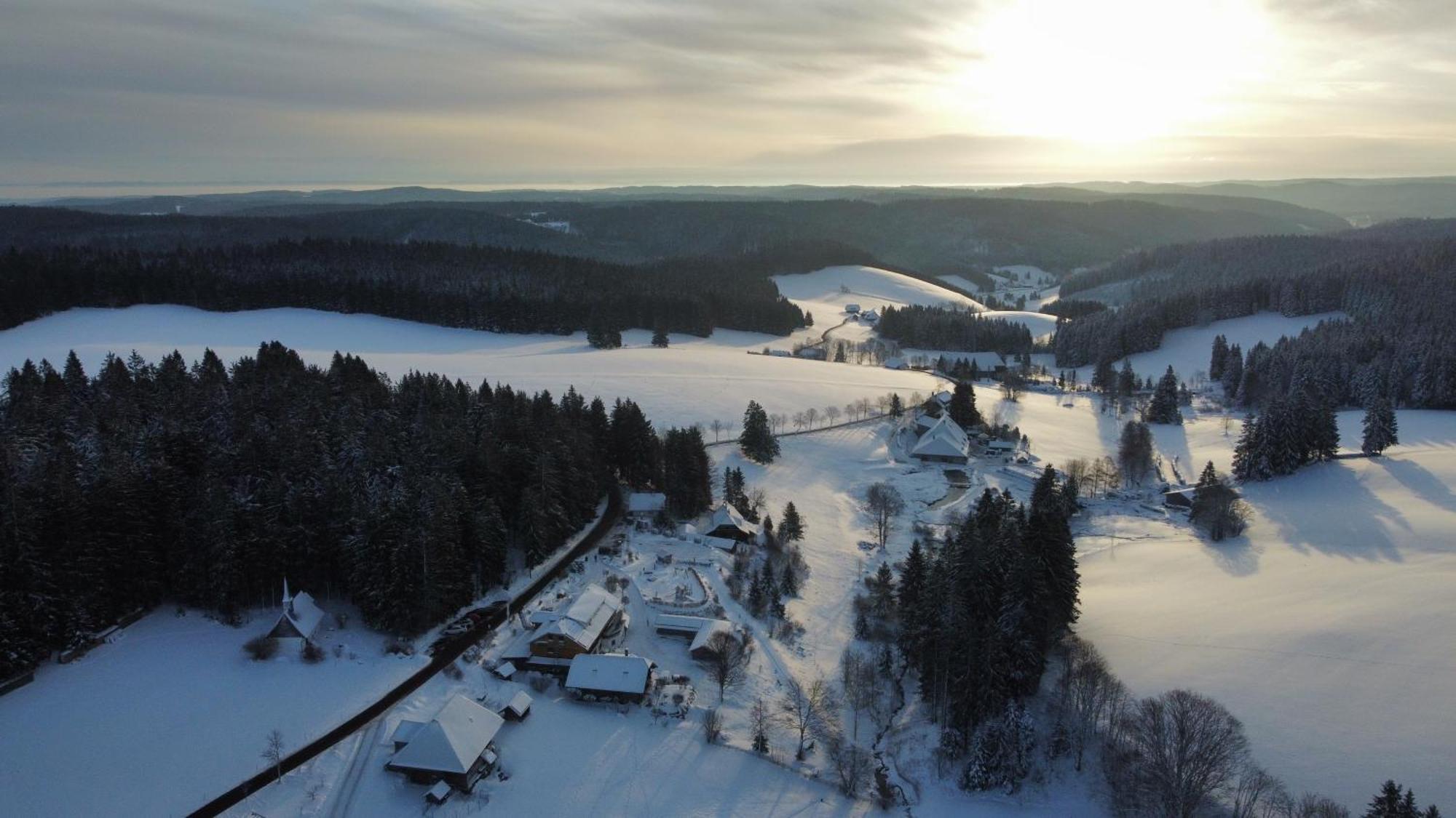Hoehengasthaus Kolmenhof An Der Donauquelle Furtwangen im Schwarzwald Extérieur photo